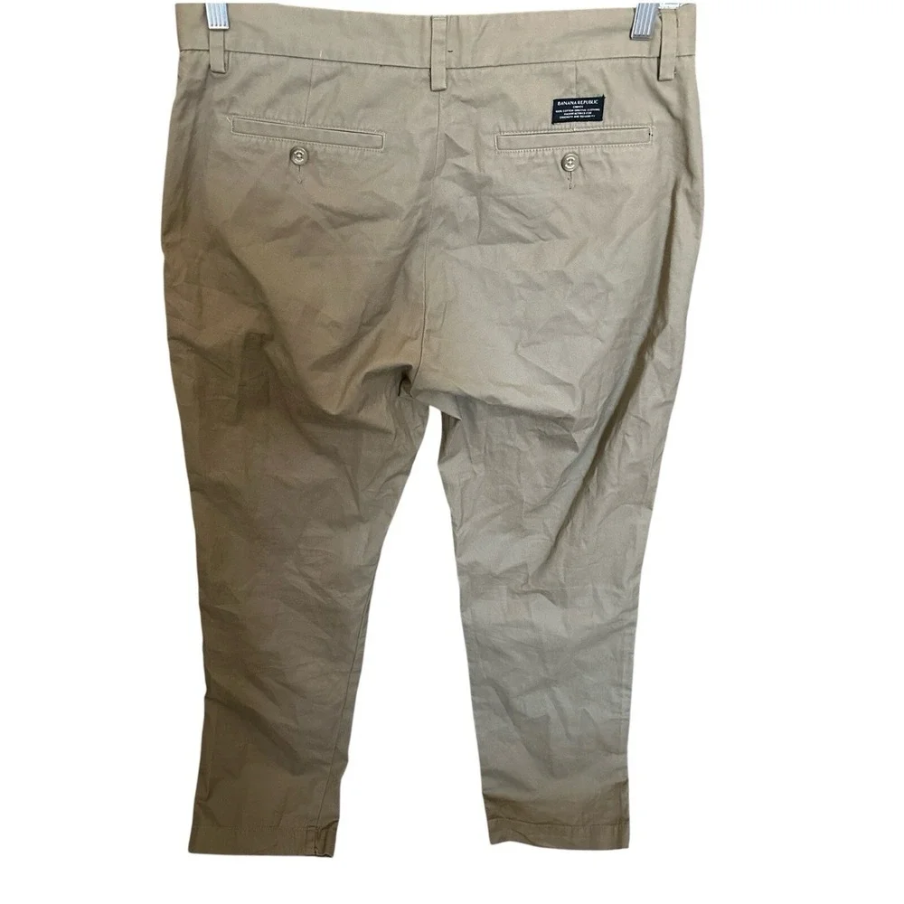 Banana Republic Pants Men 33x30 Tan Emerson Chino Casual Classic Preppy